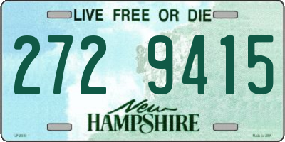 NH license plate 2729415