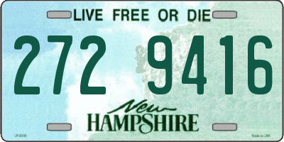 NH license plate 2729416