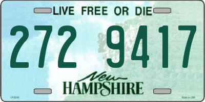 NH license plate 2729417