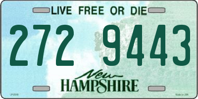 NH license plate 2729443