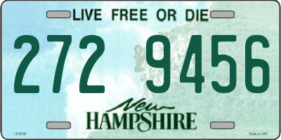 NH license plate 2729456