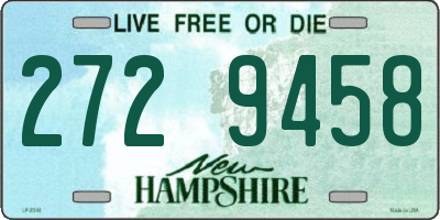NH license plate 2729458