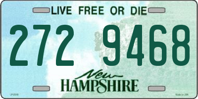 NH license plate 2729468