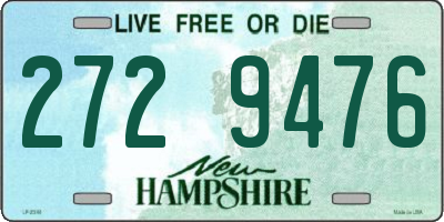 NH license plate 2729476