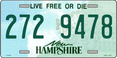 NH license plate 2729478