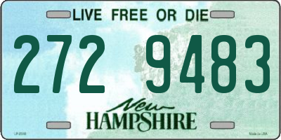 NH license plate 2729483