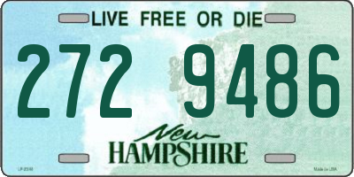 NH license plate 2729486