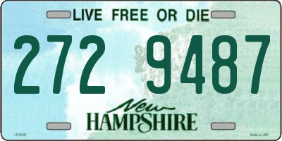 NH license plate 2729487