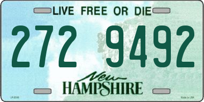 NH license plate 2729492