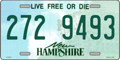 NH license plate 2729493