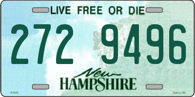 NH license plate 2729496