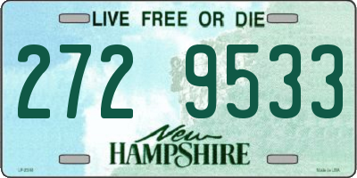 NH license plate 2729533