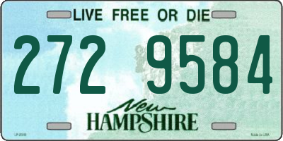 NH license plate 2729584