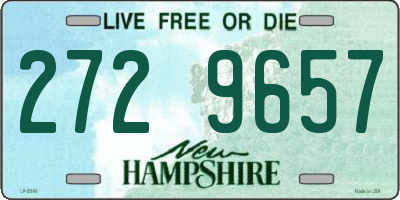 NH license plate 2729657