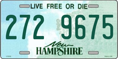 NH license plate 2729675