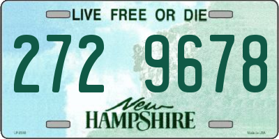 NH license plate 2729678