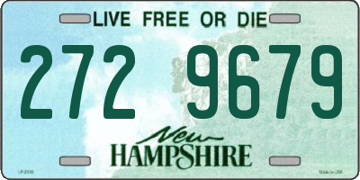 NH license plate 2729679