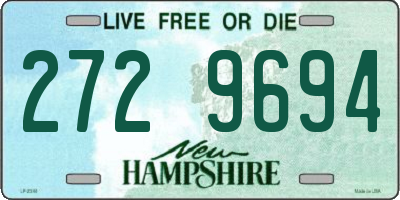 NH license plate 2729694