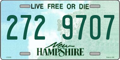 NH license plate 2729707