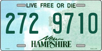 NH license plate 2729710