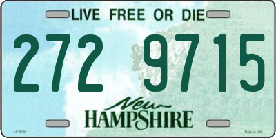 NH license plate 2729715
