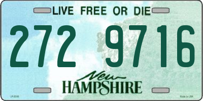 NH license plate 2729716