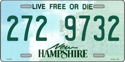 NH license plate 2729732