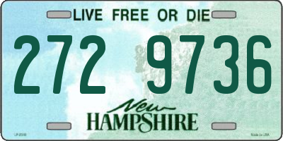 NH license plate 2729736