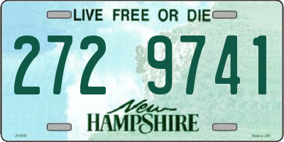 NH license plate 2729741
