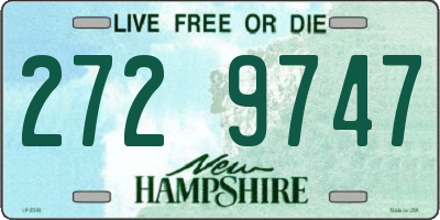 NH license plate 2729747