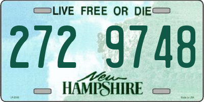 NH license plate 2729748