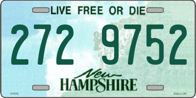 NH license plate 2729752