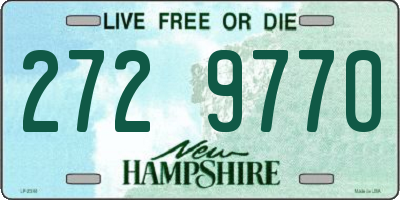 NH license plate 2729770