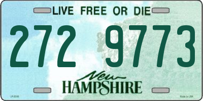 NH license plate 2729773