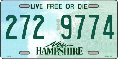 NH license plate 2729774