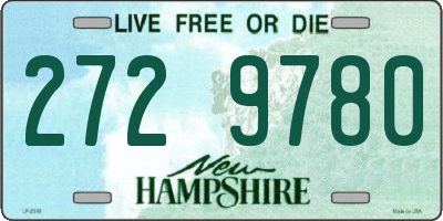 NH license plate 2729780