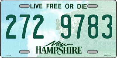 NH license plate 2729783