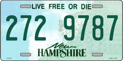 NH license plate 2729787