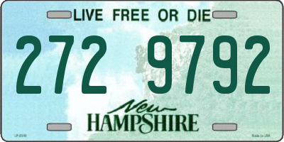 NH license plate 2729792