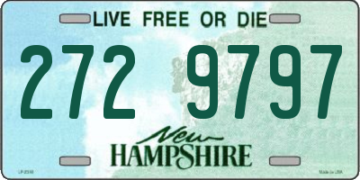 NH license plate 2729797