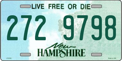 NH license plate 2729798