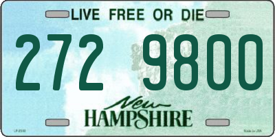 NH license plate 2729800