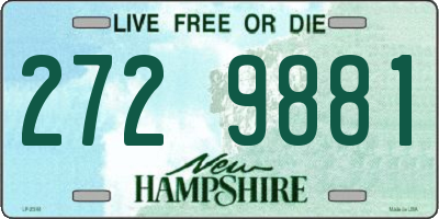 NH license plate 2729881