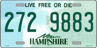 NH license plate 2729883