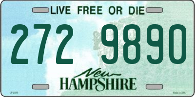 NH license plate 2729890