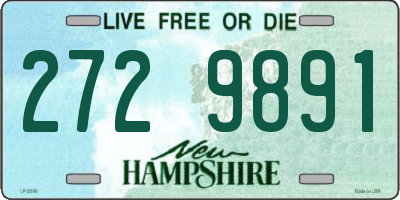 NH license plate 2729891