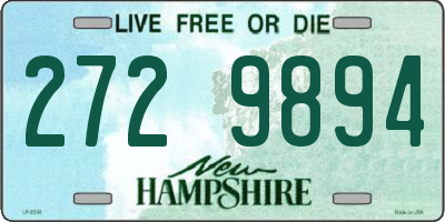 NH license plate 2729894