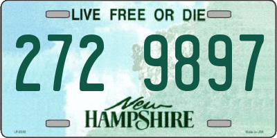 NH license plate 2729897