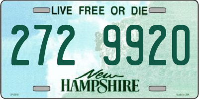 NH license plate 2729920