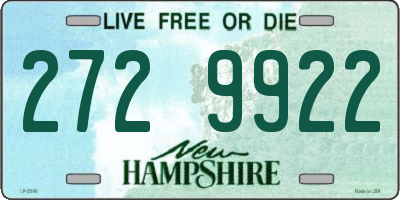 NH license plate 2729922